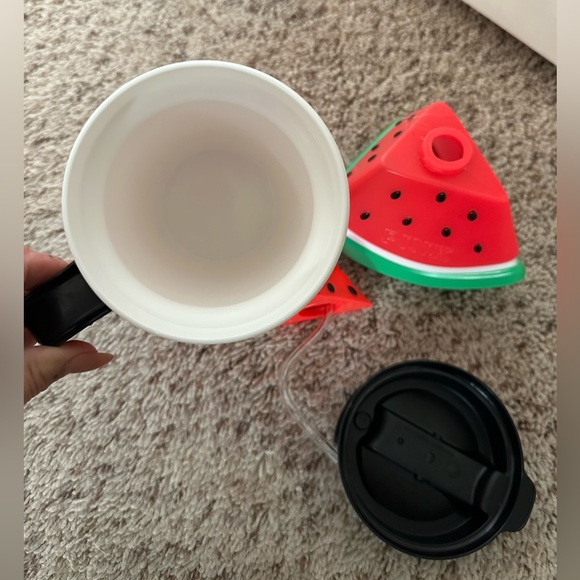 Lot of 2 Items: PINK ‘Totally Beachin’’ Tumbler & PINK Watermelon Fun Cup - Picture 7 of 8